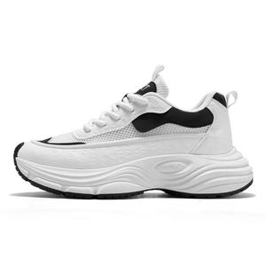 Grumpy ram Дышащие утяжеленные легкие низкие кроссовки для увеличения роста мужские белый черный, цвет White Black