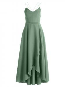 Vera Mont Вечернее платье с оборками, цвет «Туманный зеленый»
