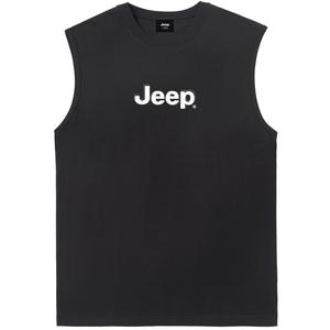 Футболка-майка унисекс Jeep, абрикос