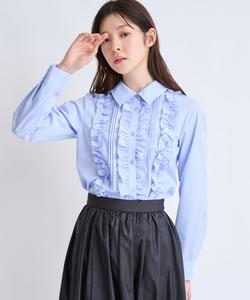 Блузка с вертикальной оборкой Noela, цвет Blue