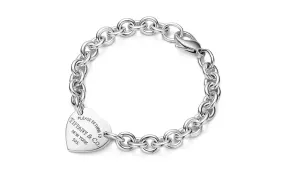 TIFFANY & CO. Серебряный браслет 925 пробы для женщин Silver