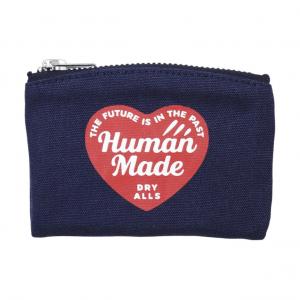 HUMAN MADE Хлопковый держатель для карт унисекс морской синий, Marine Blue