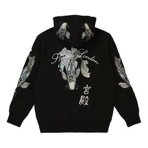 Куртка fw21 carp zip hood jacket 'black' Palace, черный