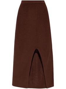 AERON длинная трикотажная юбка Delos, коричневый