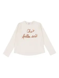 Футболка с вышивкой "Che Bella Sei" MAGIL, белый