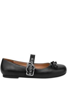Love Moschino кожаные балетки, черный