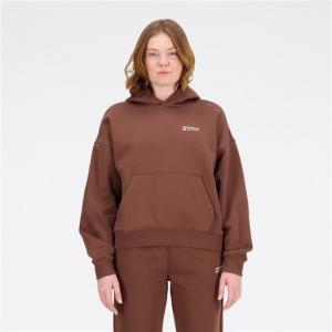 Толстовка с капюшоном NB Essentials Linear Heritage Oversized на флисовой подкладке