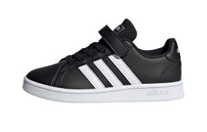 GRAND COURT Kids Скейтбординг Кроссовки Детские низкие черные/белые Adidas Neo