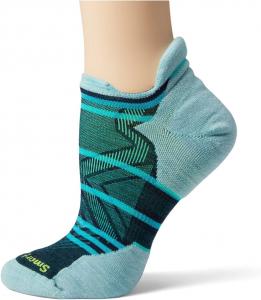 Полосатая полоска Run Targeted Cushion с низкой лодыжкой Smartwool, цвет Twilight Blue