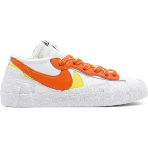 Кроссовки Nike sacai x Blazer Low 'Magma Orange', оранжевый