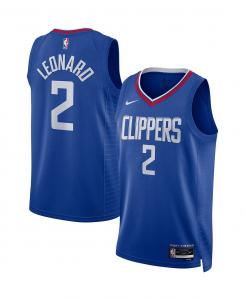 Джерси kawhi leonard royal la clippers 2022/23 swingman для мужчин и женщин — icon edition Nike