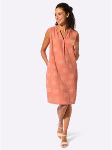 WITT WEIDEN Хлопковое платье цвета папайи (экрю)