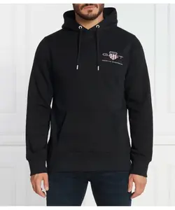 Толстовка рег. Regular fit Gant, черный