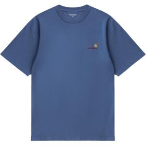 Футболка из хлопка с вышитым логотипом Carhartt WIP, blx/синий