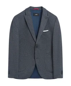 Блейзер в клетку «гусиная лапка» Cinque, синий