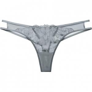 Женские трусы 1 упаковка серые Victoria's Secret, серый