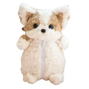 Плюшевая кукла щенка корги Pissie, Umber