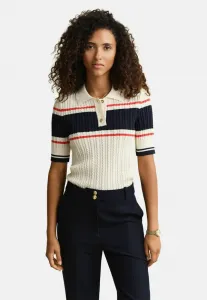 Футболка-Поло с коротким рукавом для регби Gant, Cream