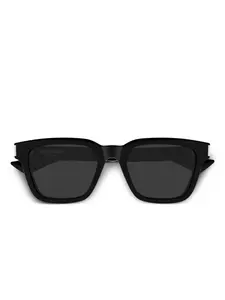 Солнцезащитные очки в квадратной оправе Saint Laurent Eyewear, черный