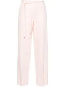 Прямые брюки с поясом KENZO, розовый