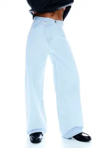 Широкие ноги Bershka, Light Blue