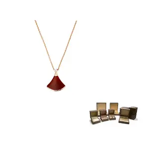 BVLGARI Divas' Dream Series 18K Rose Gold Necklaces Unisex Rose Gold