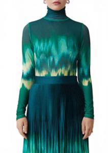 Маури Топ с длинным рукавом в зеленом Suncoo