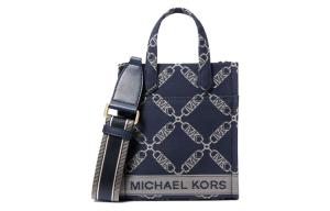 Сумка-тоут через плечо мини клатч женская морской синий искусственная кожа Gigi Fabric MICHAEL KORS