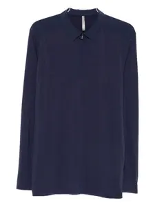 Поло с молнией Veilance, синий