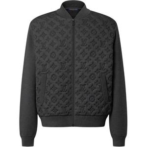 Куртки и пальто, стандартный крой, мужские Louis Vuitton, темный heather серый