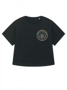 Футболка Найди свою дикую природу в черном цвете wat? Apparel