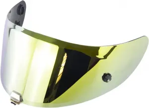 Визор для мотоциклетного шлема, защитная линза для шлема, защитные очки, полнолицевая маска, совместимая с визором-маской H-JC RPHA-11/70 Venom второго и третьего поколений (золотой), Gold