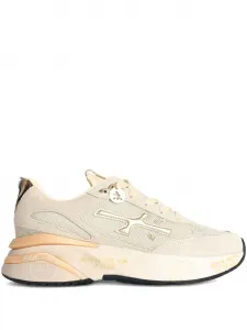 Замшевые кроссовки Moe Run на шнуровке PREMIATA, нейтральный