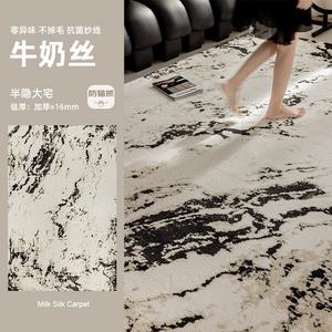 Budis Ковер 100х170 см для гостиной/спальни в минималистском стиле, грязеотталкивающий, с высоким ворсом, Youyou