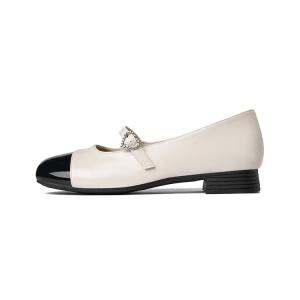 Туфли Мэри Джейн женские Josiny, бежевый/черный