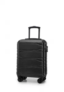 Чемодан для ручной клади из поликарбоната на колесах Wittchen, Black