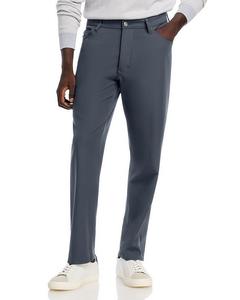 Брюки свободного кроя из нейлона стрейч Emporio Armani, синий