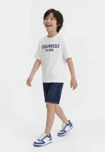 Футболка унисекс с принтом и свободным кроем Dsquared2, White