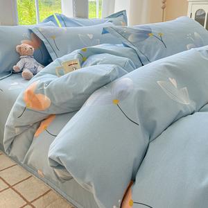 Yalu Комплект постельного белья 1,35 м, 4 предмета, пододеяльник 180х220 см