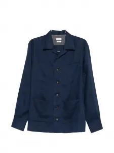 Рубашка на пуговицах Brunello Cucinelli, синий