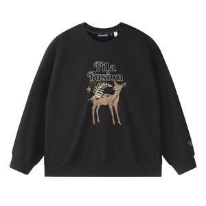 Свитшот унисекс Meteorite Iron Black FILA FUSION