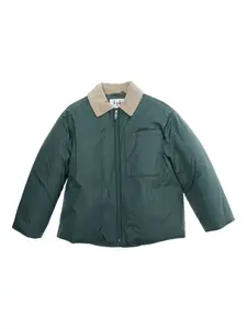 Куртка с вельветовым воротником Il Gufo, зеленый