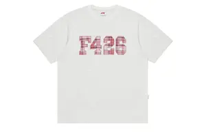 Футболка Unisex F426, белый вересково-серый