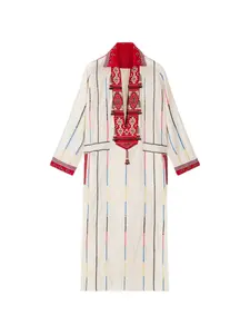 Платье миди Adish с бисером Fortela, бежевый