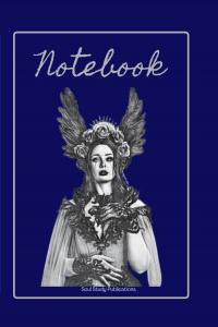 Gothic Angel Notebook: 100 lined page notebook with blank date at the top of the page (Independently published)