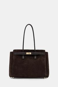 Замшевая сумка Answear.LAB, коричневый