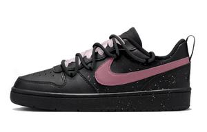 Nike Court Borough Pink Ink Starry Sky нескользящие лоу-топ скейтборд кроссовки Black Pink детские