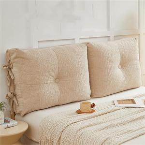 WiaEugr Подушка мягкая диванная прикроватная Khaki