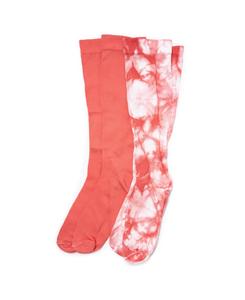 Женские компрессионные носки (2 пары в упаковке) MUK LUKS, Rose/rose