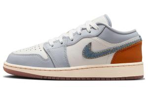 Jordan Air Jordan 1 Баскетбольные кроссовки женские, Белый/Синий